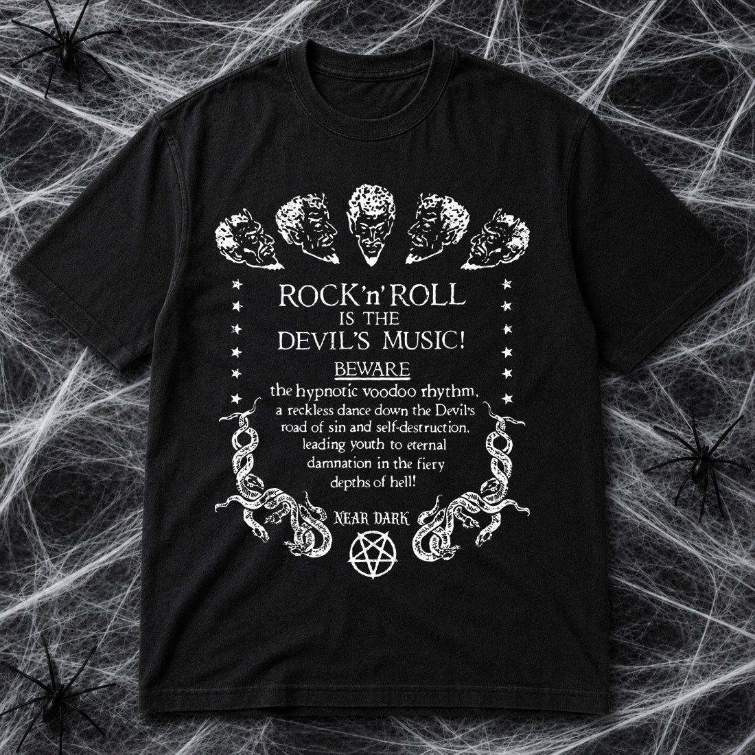 Rock 'n' Roll Is the Devil's Music T-Shirt